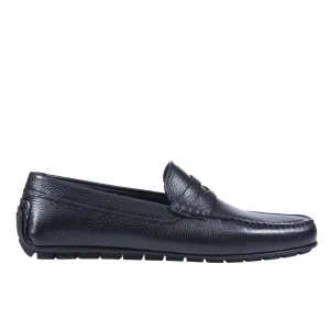 HENRY SARTORIAL Portsea Deerskin Driving Shoes MIDNIGHT NAVY