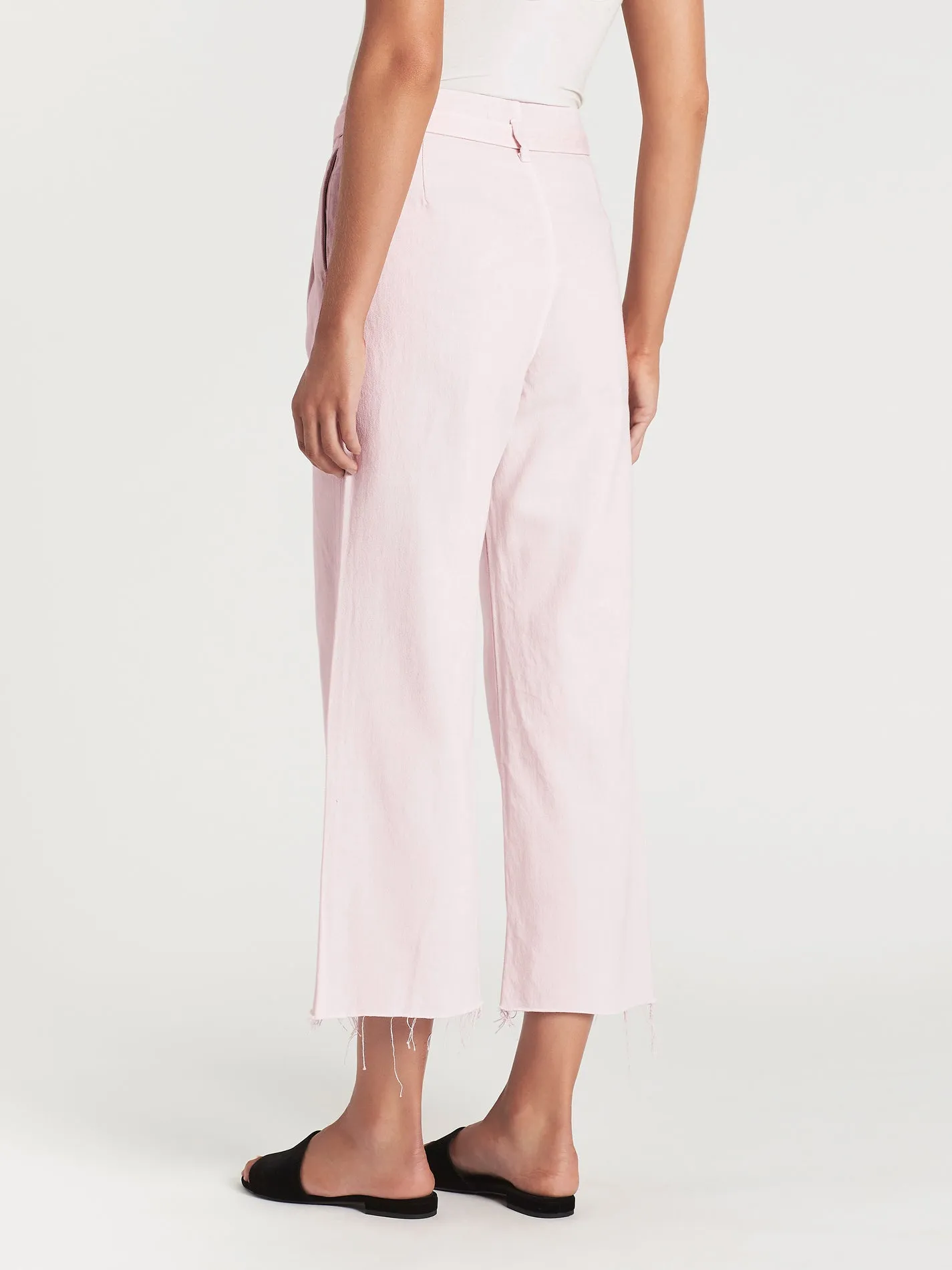 High Rise Tie Waist Pant