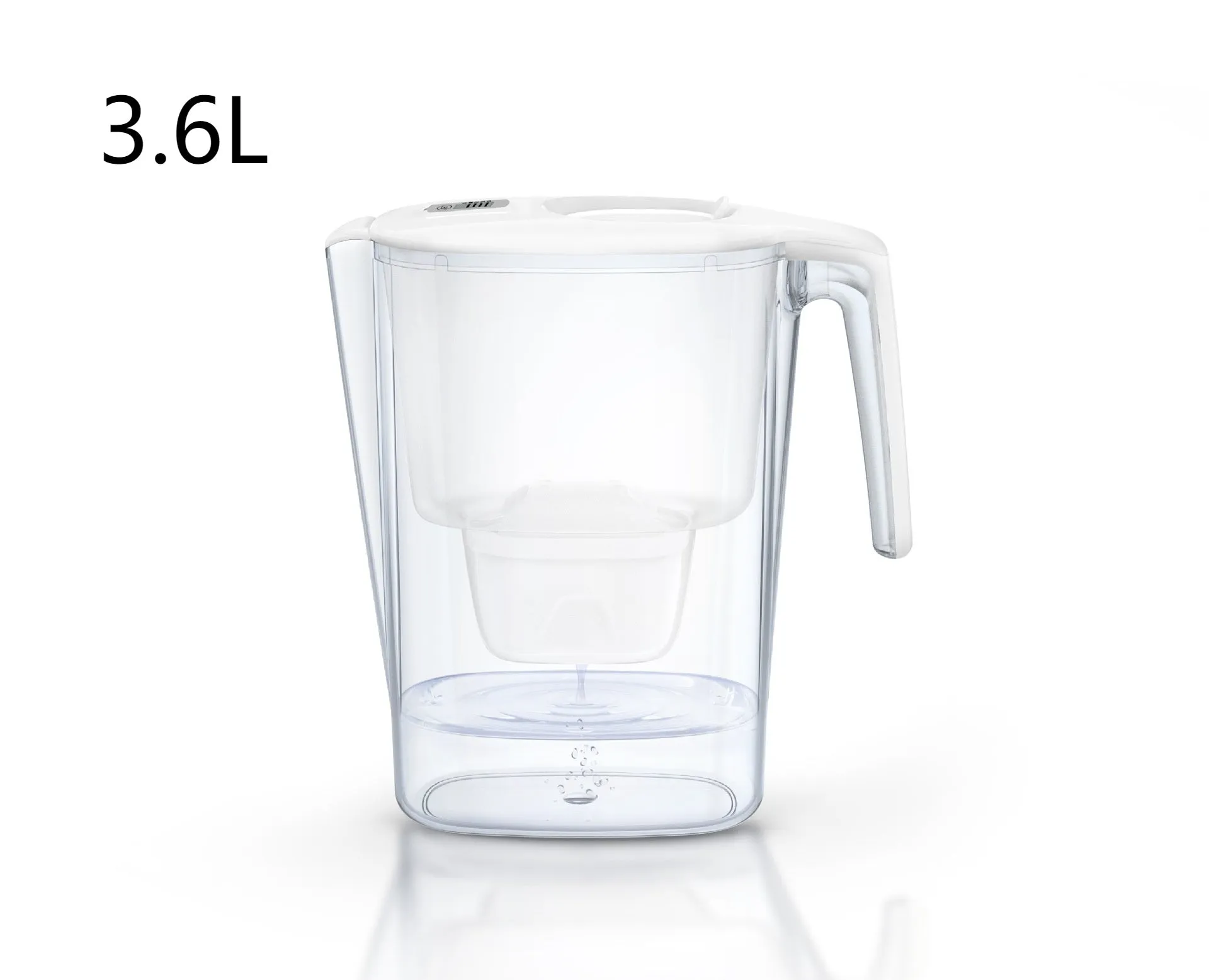 Household 3.6L Office Tap Water Multiple Filtration Water Pitcher