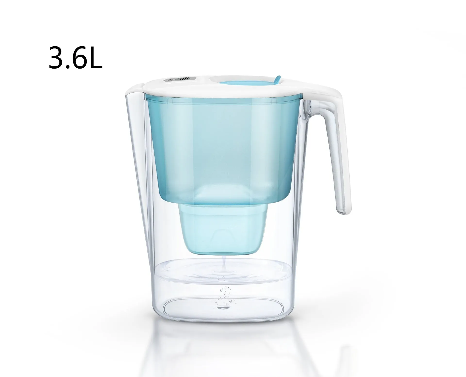 Household 3.6L Office Tap Water Multiple Filtration Water Pitcher