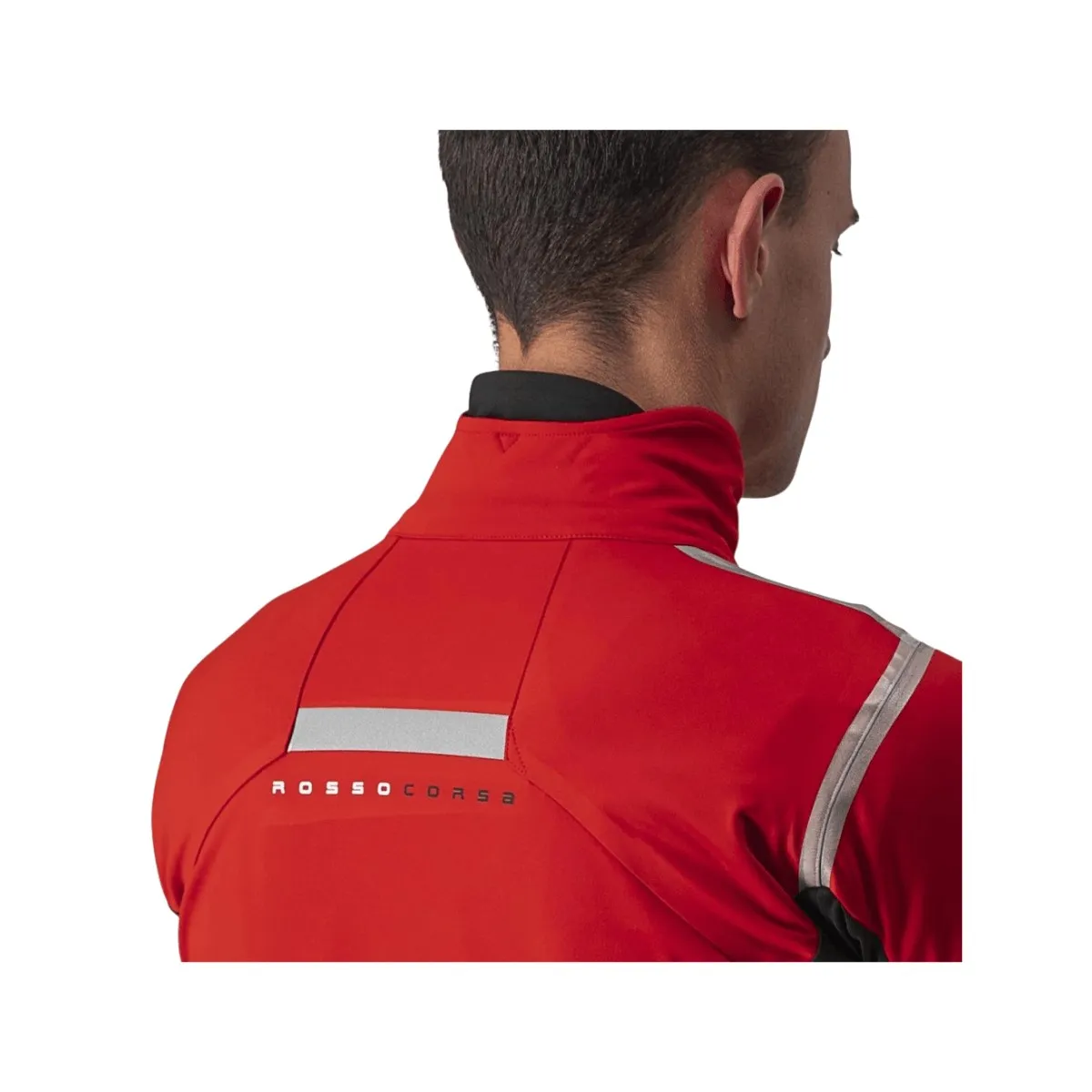 Jacket Castelli Alpha Ros 2 Red Black