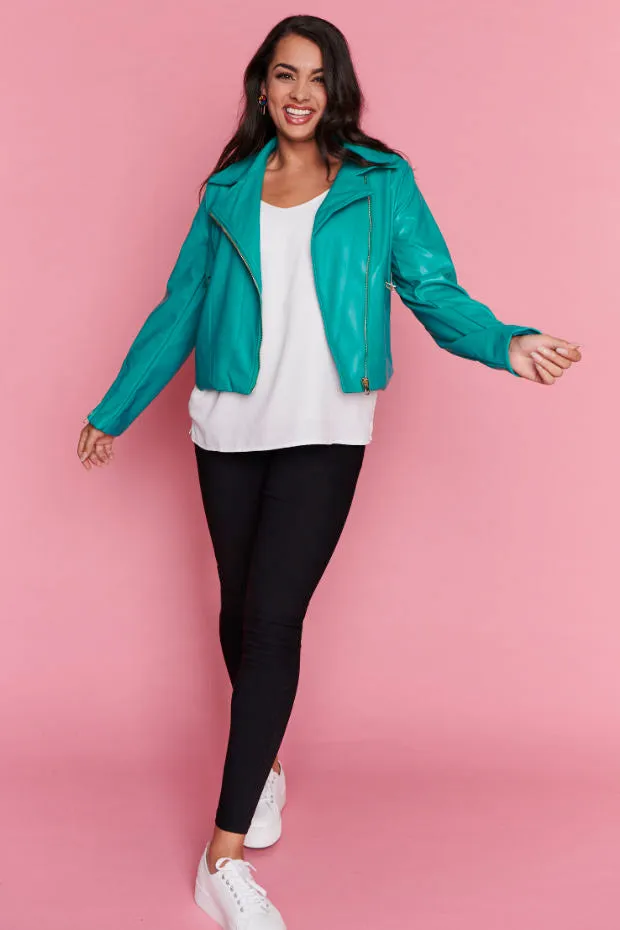 Jasmine Teal Jacket