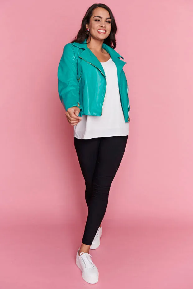 Jasmine Teal Jacket