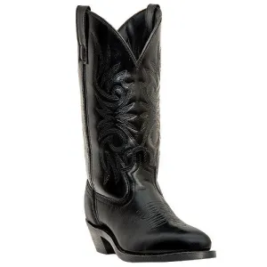 Laredo Men's (4240) 12" Black Western Style Traditional Cowboy Work Boots