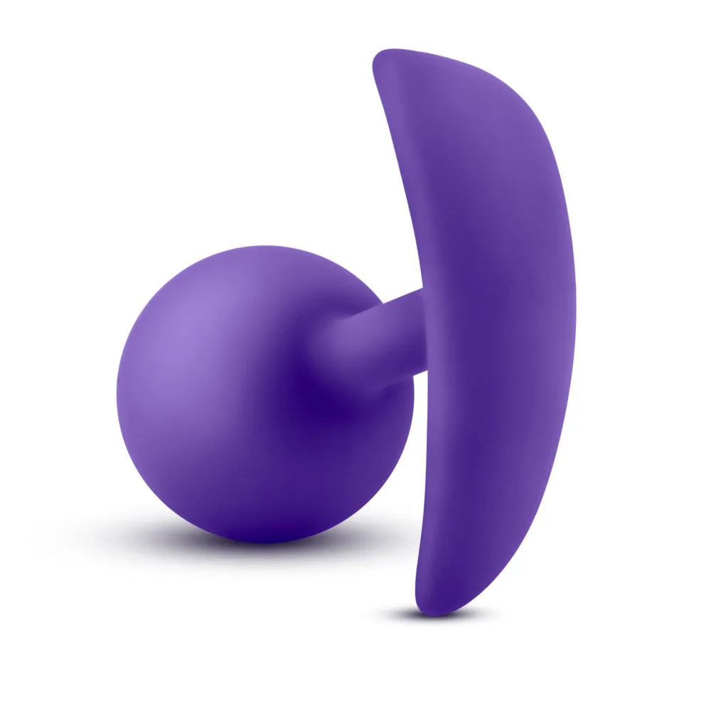 Luxe By Blush® | Wearable Vibra Purple 3.5-Inch Anal Plug