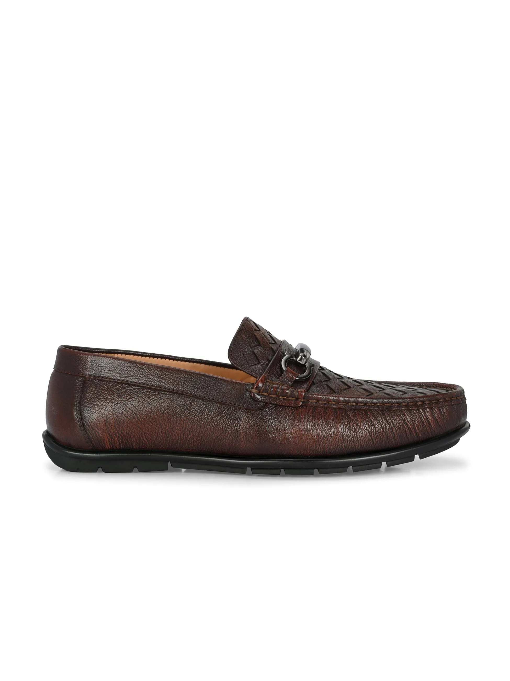 Magnus Cherry Driving Loafers