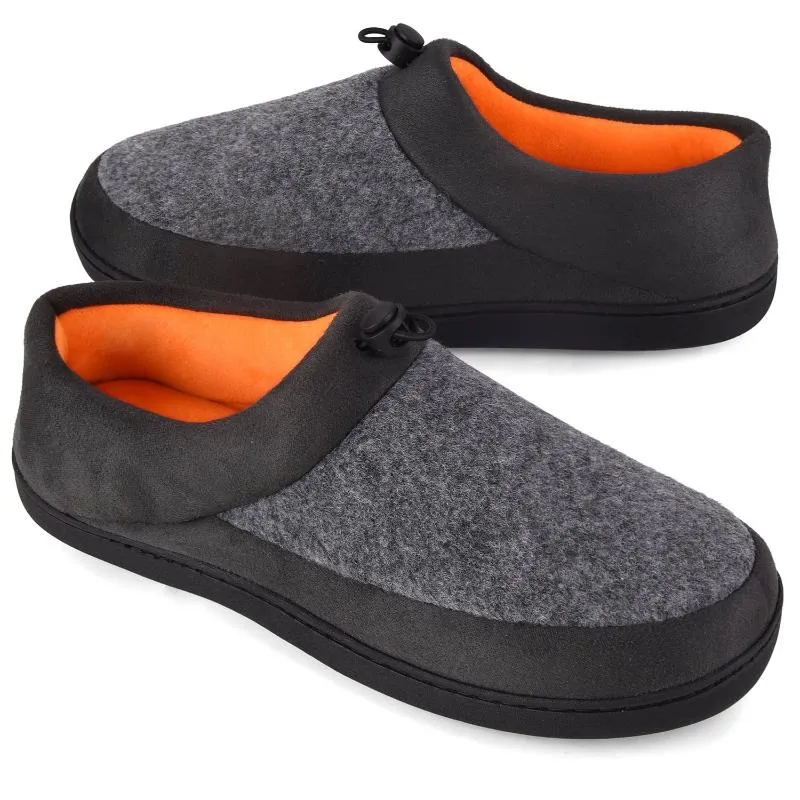 Men's Anti-Skid Memory Foam Indoor Outdoor Slippers House Shoes