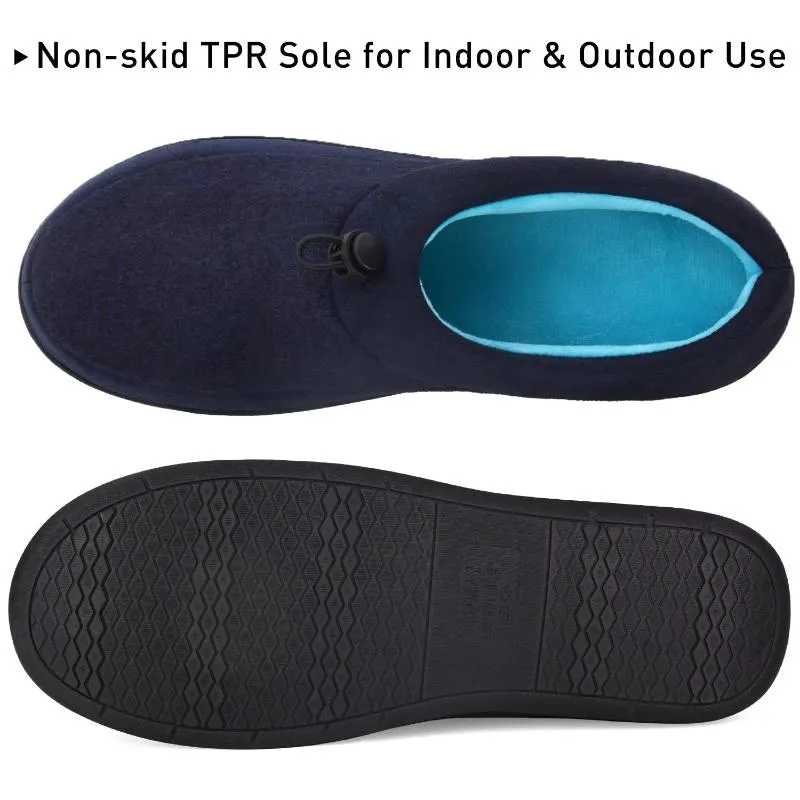 Men's Anti-Skid Memory Foam Indoor Outdoor Slippers House Shoes