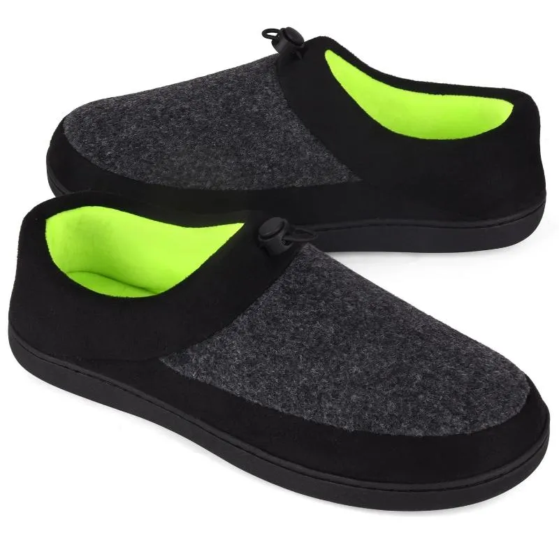 Men's Anti-Skid Memory Foam Indoor Outdoor Slippers House Shoes