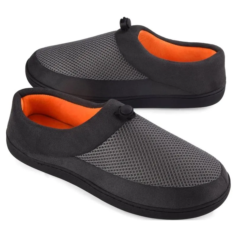 Men's Anti-Skid Memory Foam Indoor Outdoor Slippers House Shoes