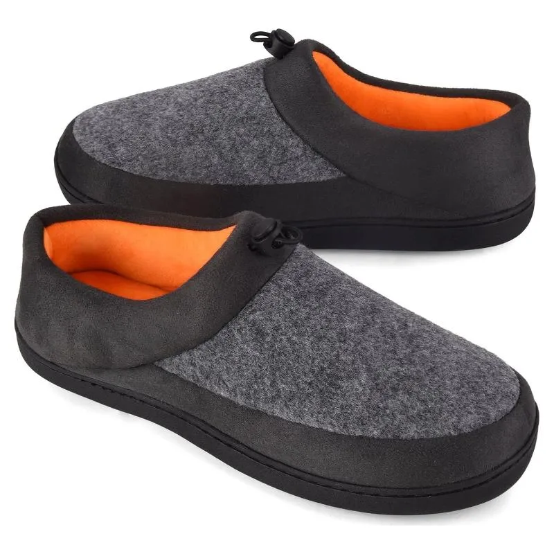 Men's Anti-Skid Memory Foam Indoor Outdoor Slippers House Shoes