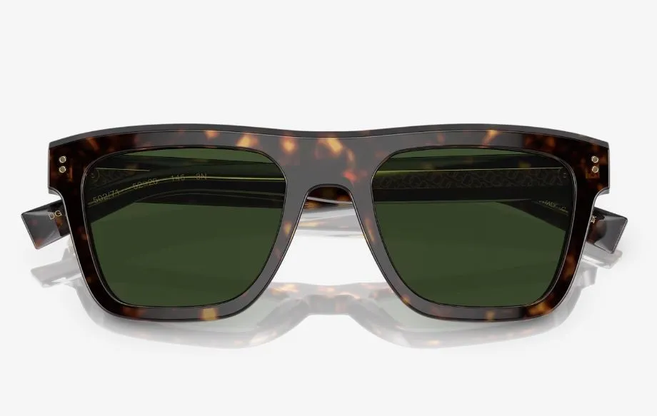 Mens Dolce & Gabbana Sunglasses Dg4420 Havana/ Dark Green Sunnies