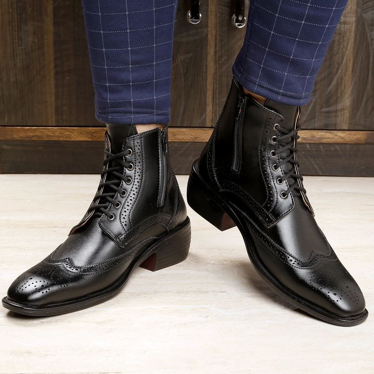 Men's New Comfortable And Stylish Height Increasing Formal Wear Boots