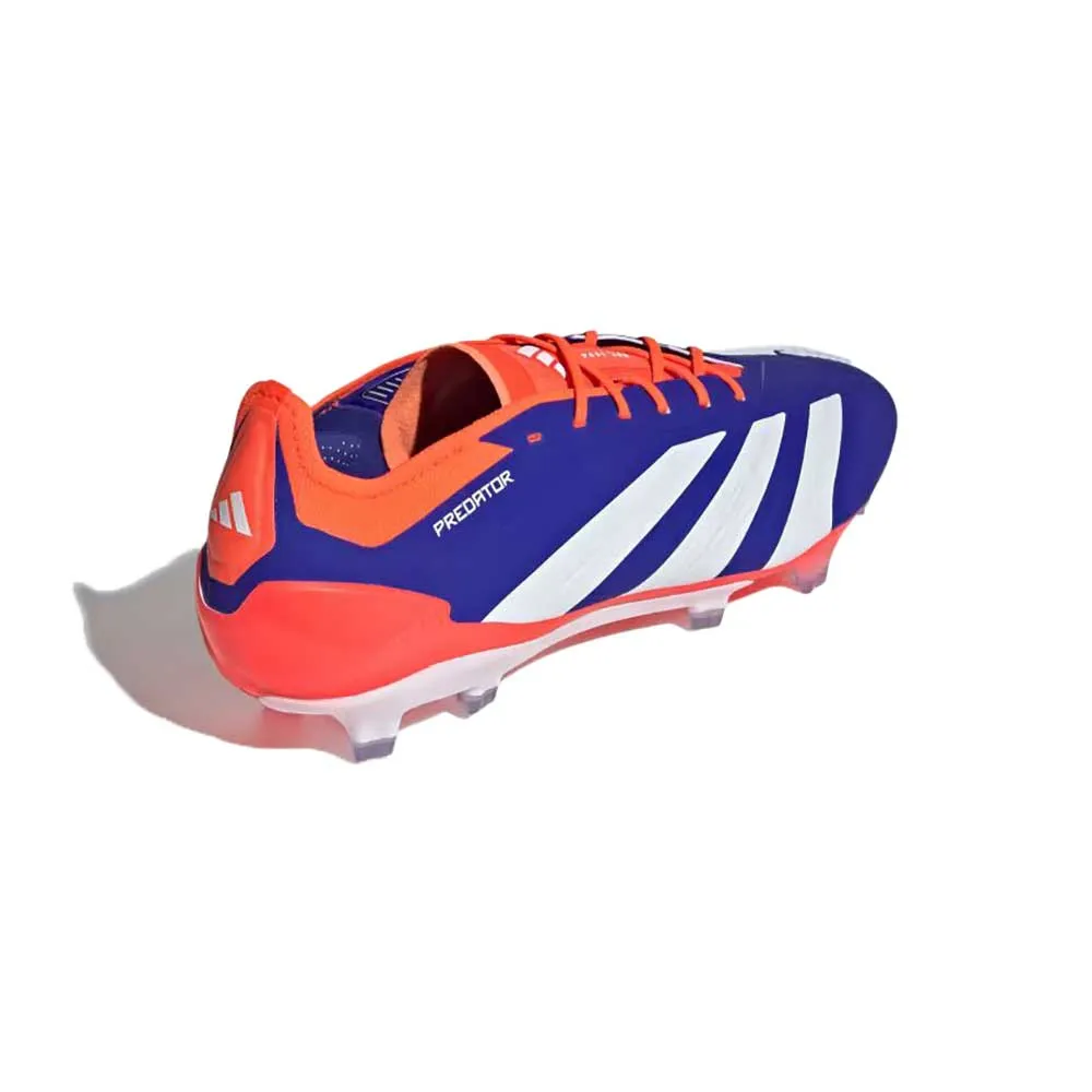 Men's Predator Elite FG Soccer Cleats - Lucid Blue/Cloud White/Solar Red - Regular (D)