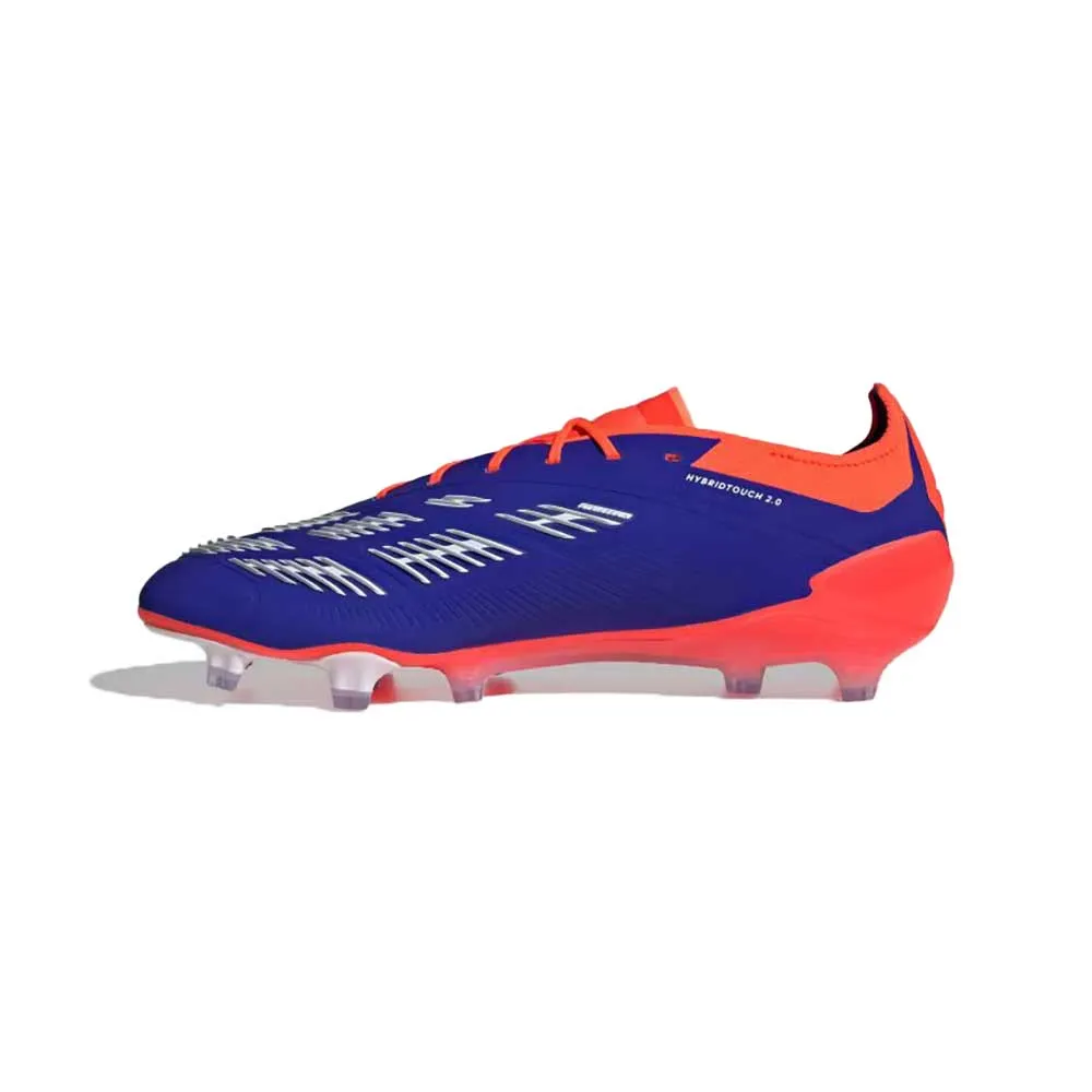 Men's Predator Elite FG Soccer Cleats - Lucid Blue/Cloud White/Solar Red - Regular (D)