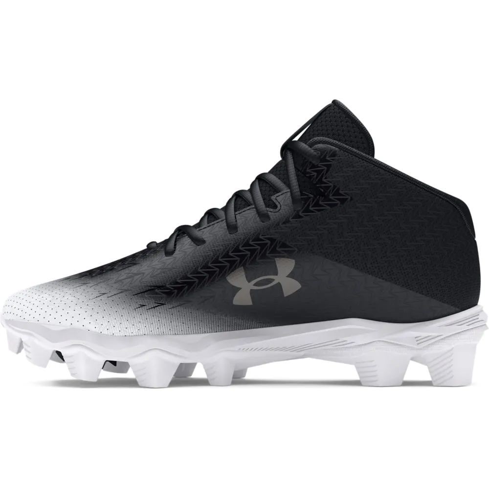 Mens Under Armour Spotlight Franchise 4 RM Football Cleats 2E (Wide)