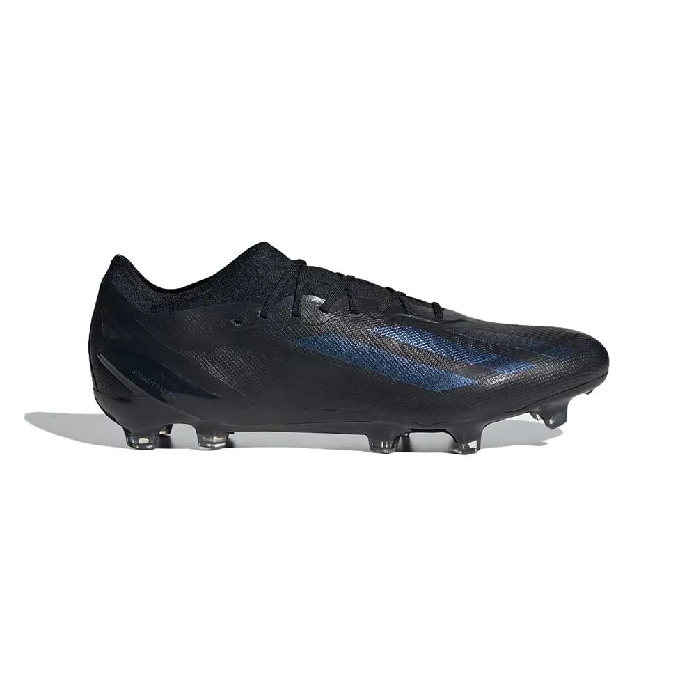 Men's X CRAZYFAST.1 FG Soccer Shoe - Core black,Core black,Core black - Regular (D)