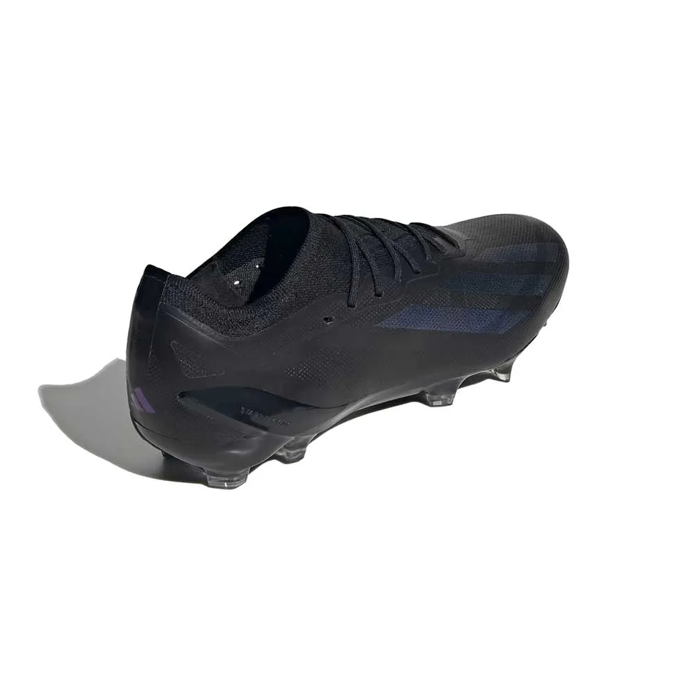 Men's X CRAZYFAST.1 FG Soccer Shoe - Core black,Core black,Core black - Regular (D)