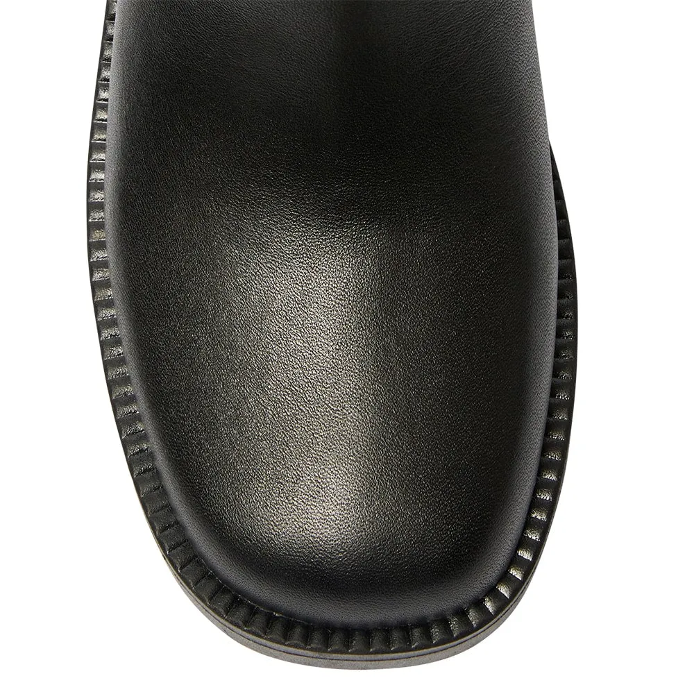 Morgan Boot in Black Leather