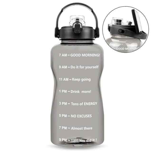 Motivational Gym Fitness Water Bottle - BPA Free