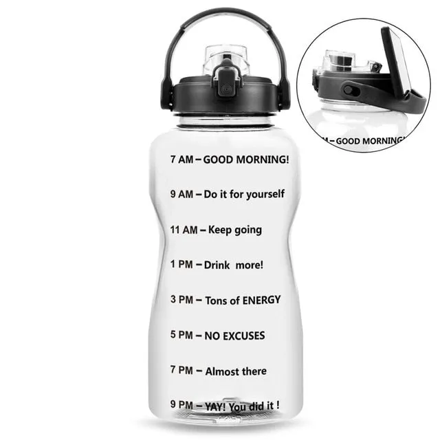 Motivational Gym Fitness Water Bottle - BPA Free