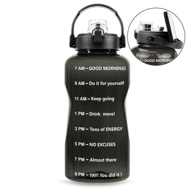 Motivational Gym Fitness Water Bottle - BPA Free