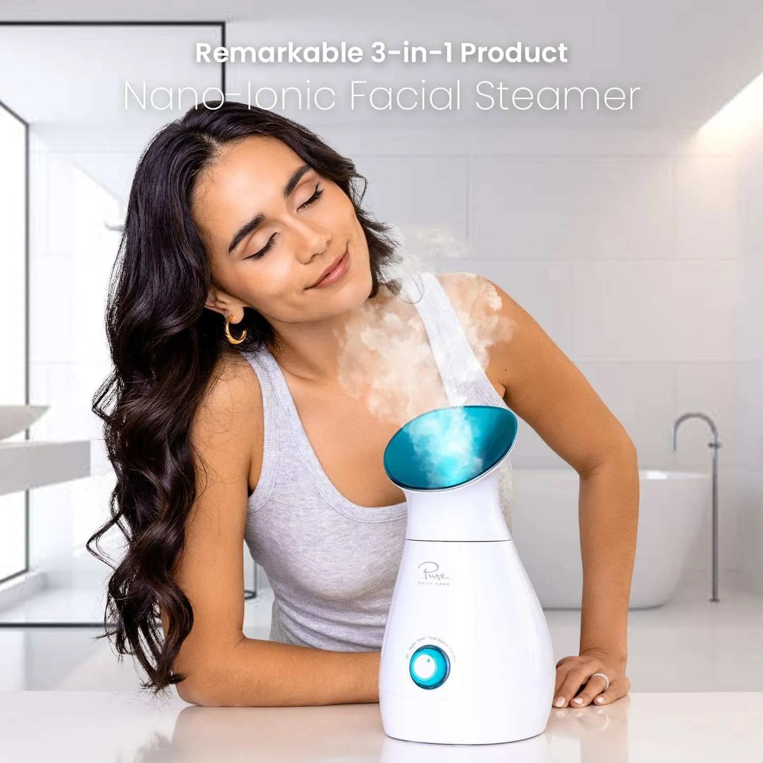 Nanosteamer Large 3-In-1 Ionic Facial Steamer