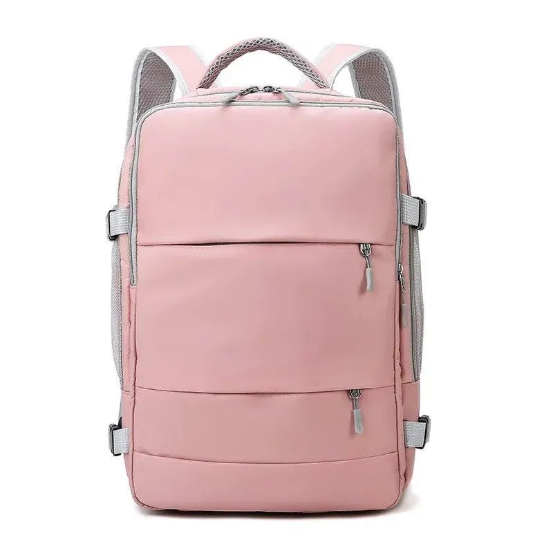 New Fashion Men's and Women's Multifunctional Travel Bag Fitness Bag with Luggage Strap and USB Charging Port Backpack