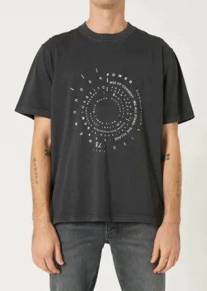 New Order Samo Vinyl Tee Black