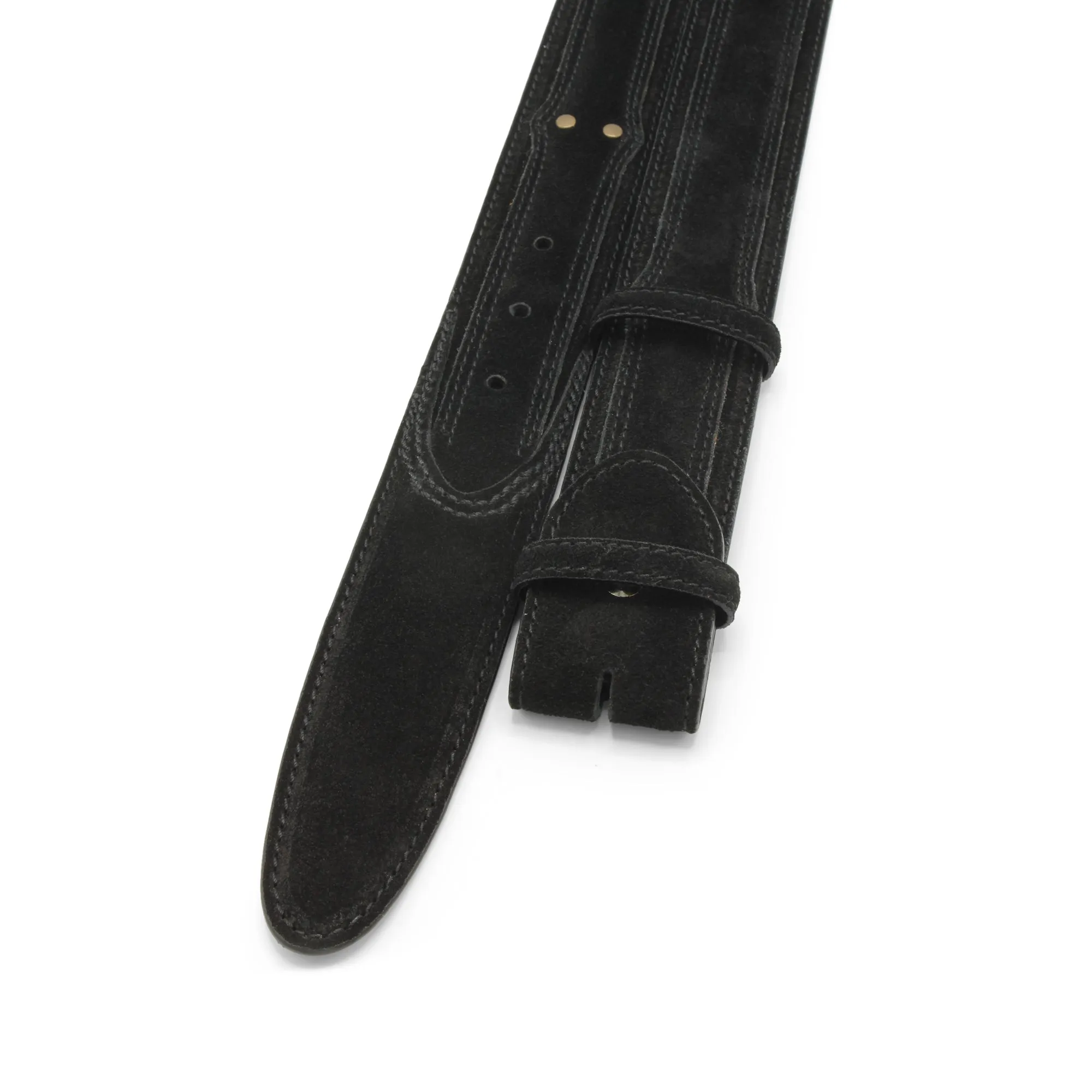 Newman Suede Rivet Prong Belt Strap