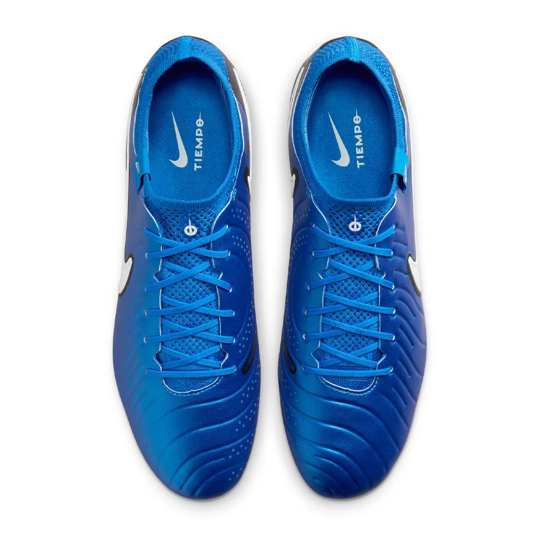 Nike Tiempo Legend 10 Elite FG Low-Top Football Boots Blue