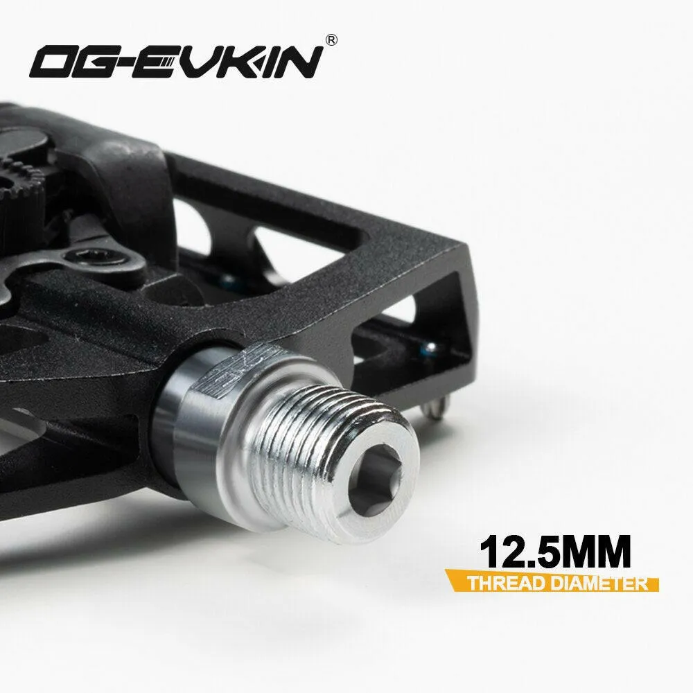 OG-EVKIN PD-003 Self-locking Aluminum Pedals SPD Pedals Lock For Road Bike Bicycle Parts Bike Sealed Bearing Flat Pedals