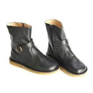 PePe Black Biker Boots by PePe Shoes