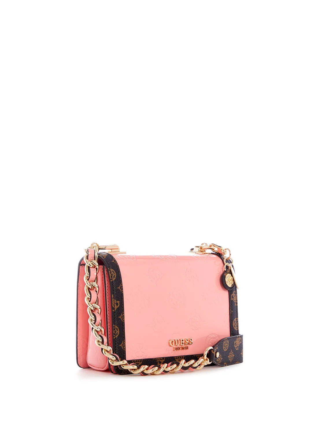 Pink Logo Abey Crossbody Bag