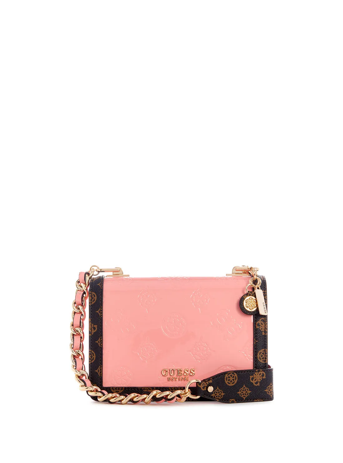 Pink Logo Abey Crossbody Bag