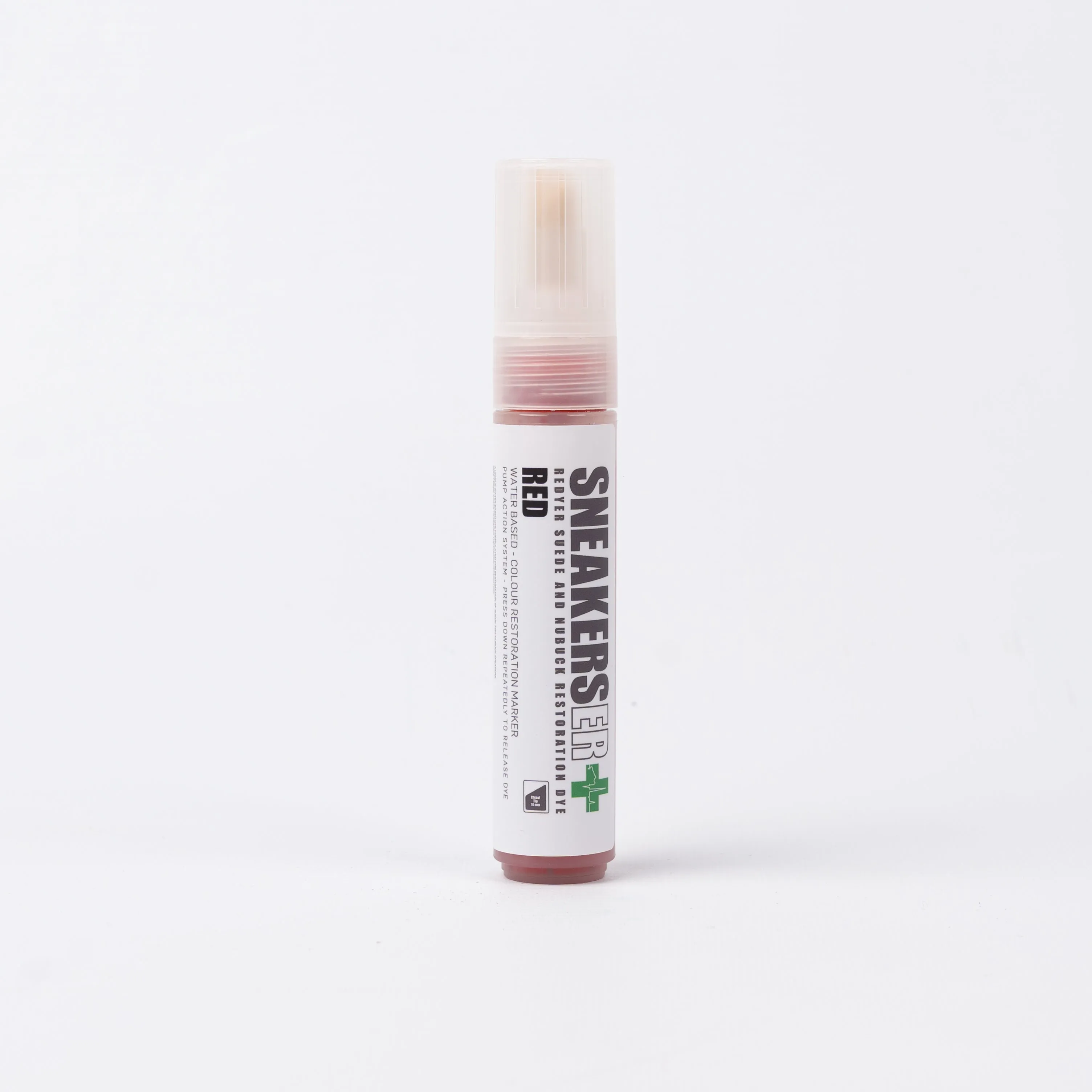 REDYER SUEDE AND NUBUCK RESTORATION DYE MARKER PEN & REFILL BOTTLE: RED