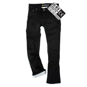 Resurgence Gear® Voyager PEKEV® Jet Black Ladies Motorcycle Jeans