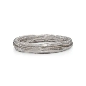 Ripple Fine Ring Platinum