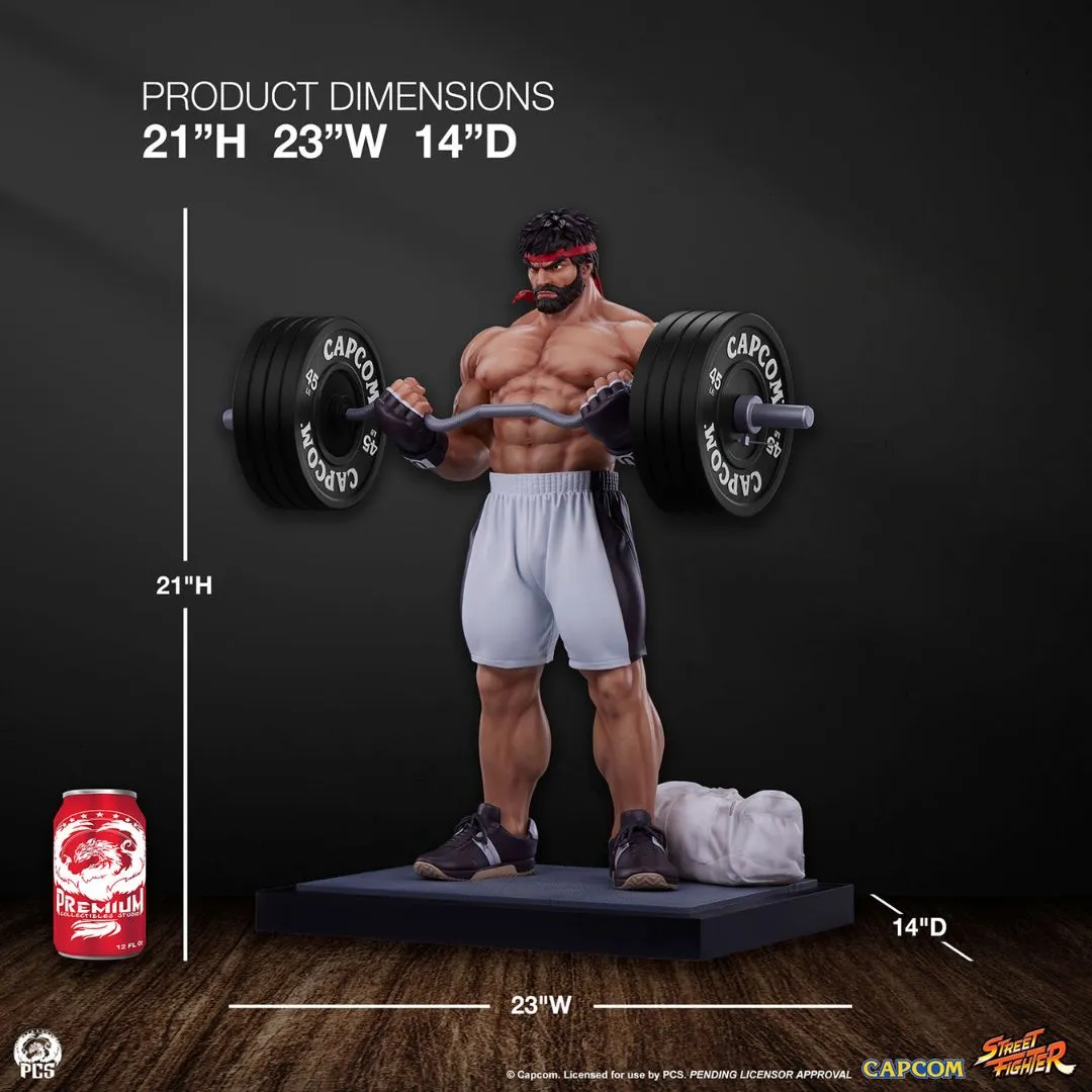 Ryu: Powerlifting (Battle Edition) Statue By Pcs Collectibles