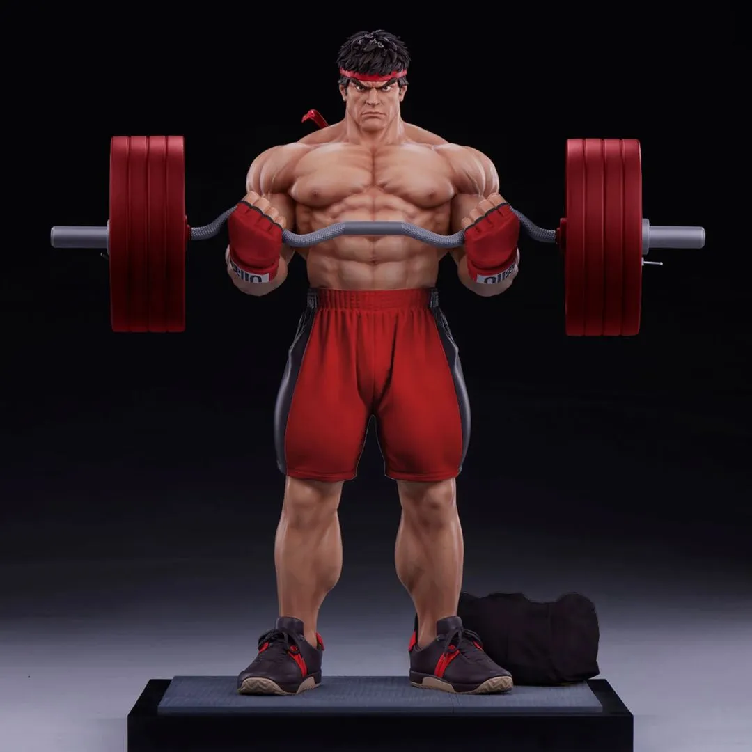 Ryu: Powerlifting Statue By Pcs Collectibles