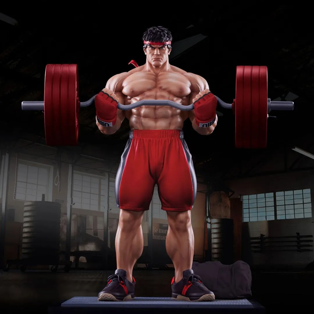 Ryu: Powerlifting Statue By Pcs Collectibles