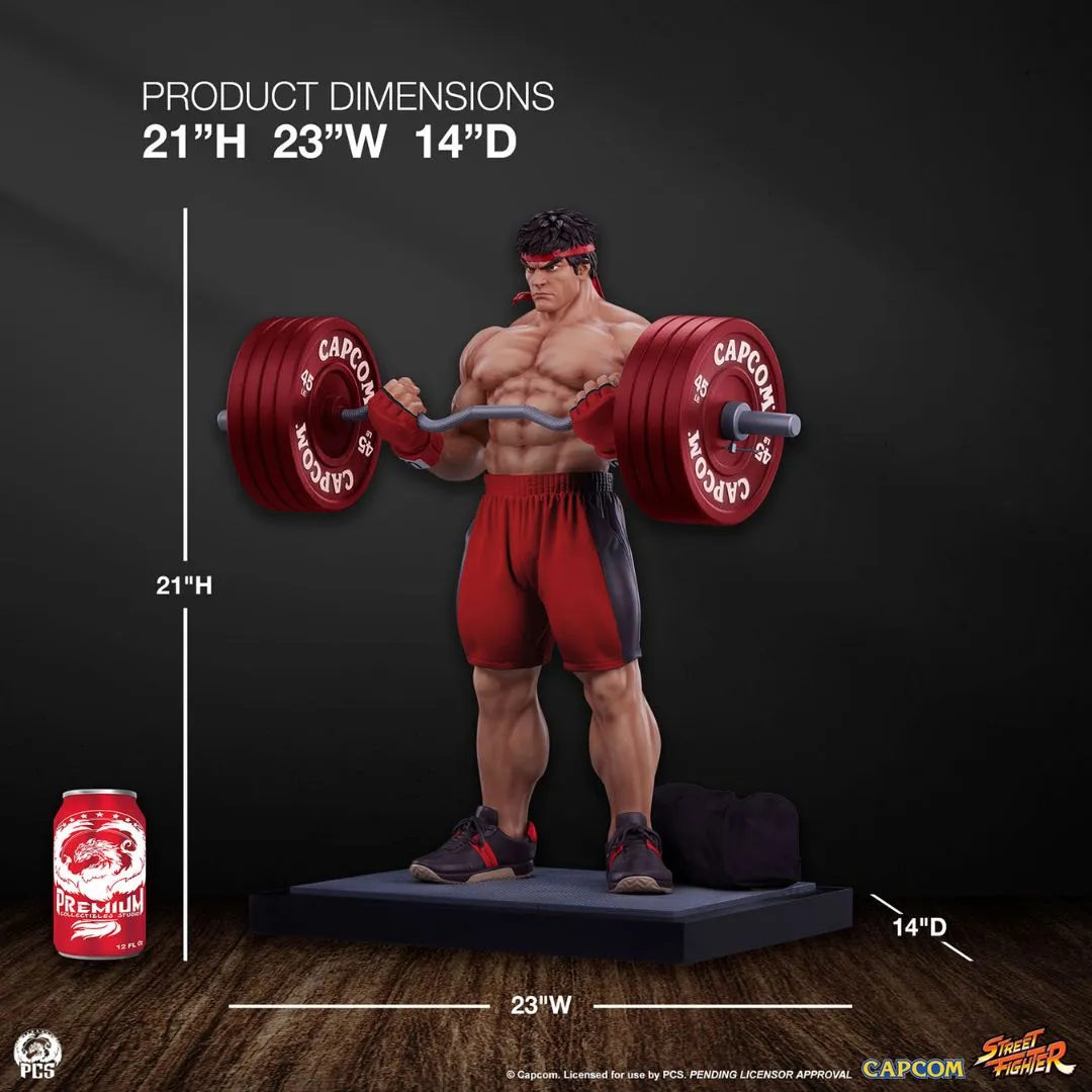 Ryu: Powerlifting Statue By Pcs Collectibles