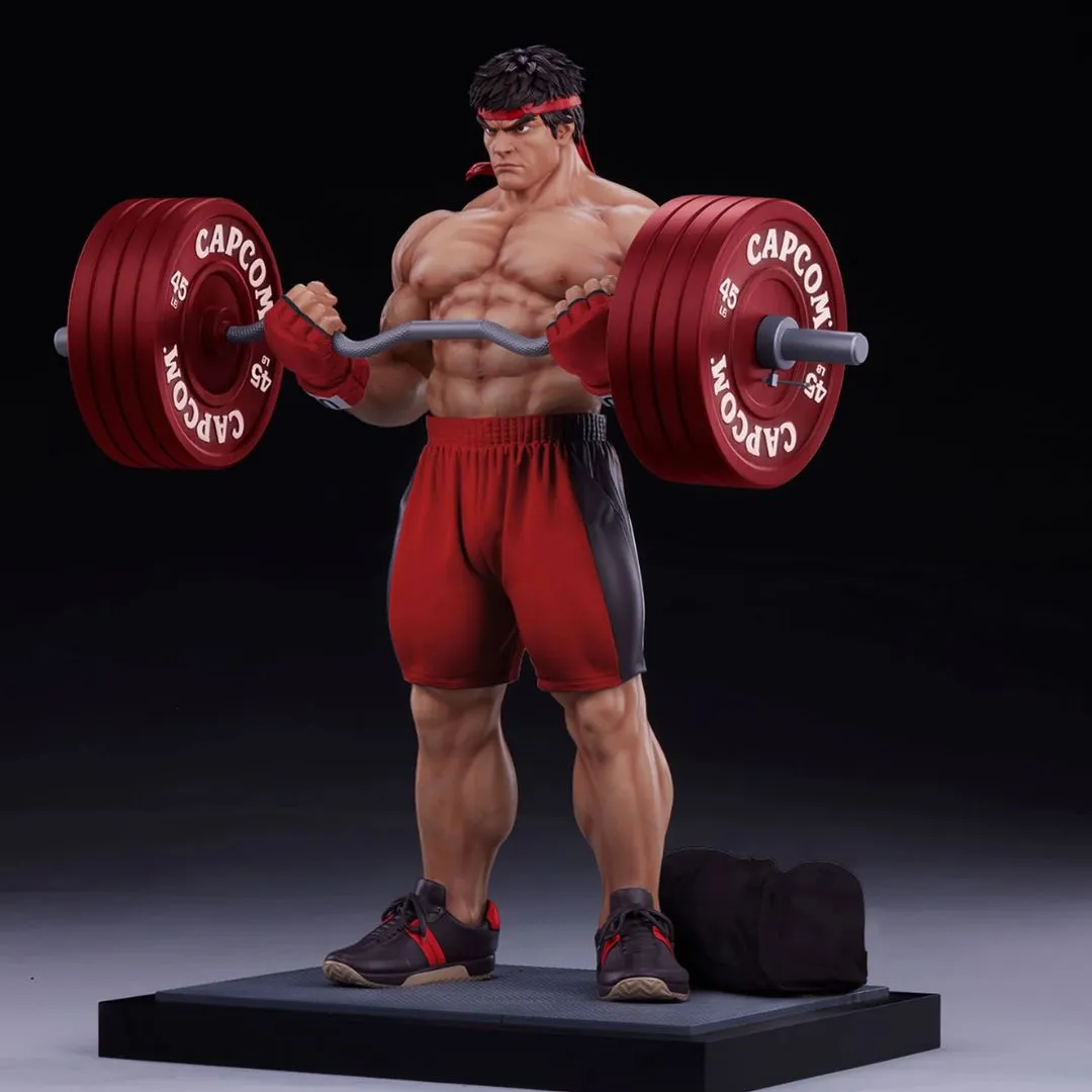 Ryu: Powerlifting Statue By Pcs Collectibles