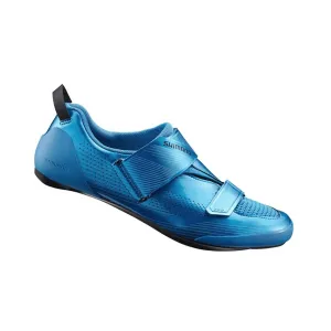 Shimano TR9 Men's Triathlon Shoes Blue with Carbon Fibre Sole