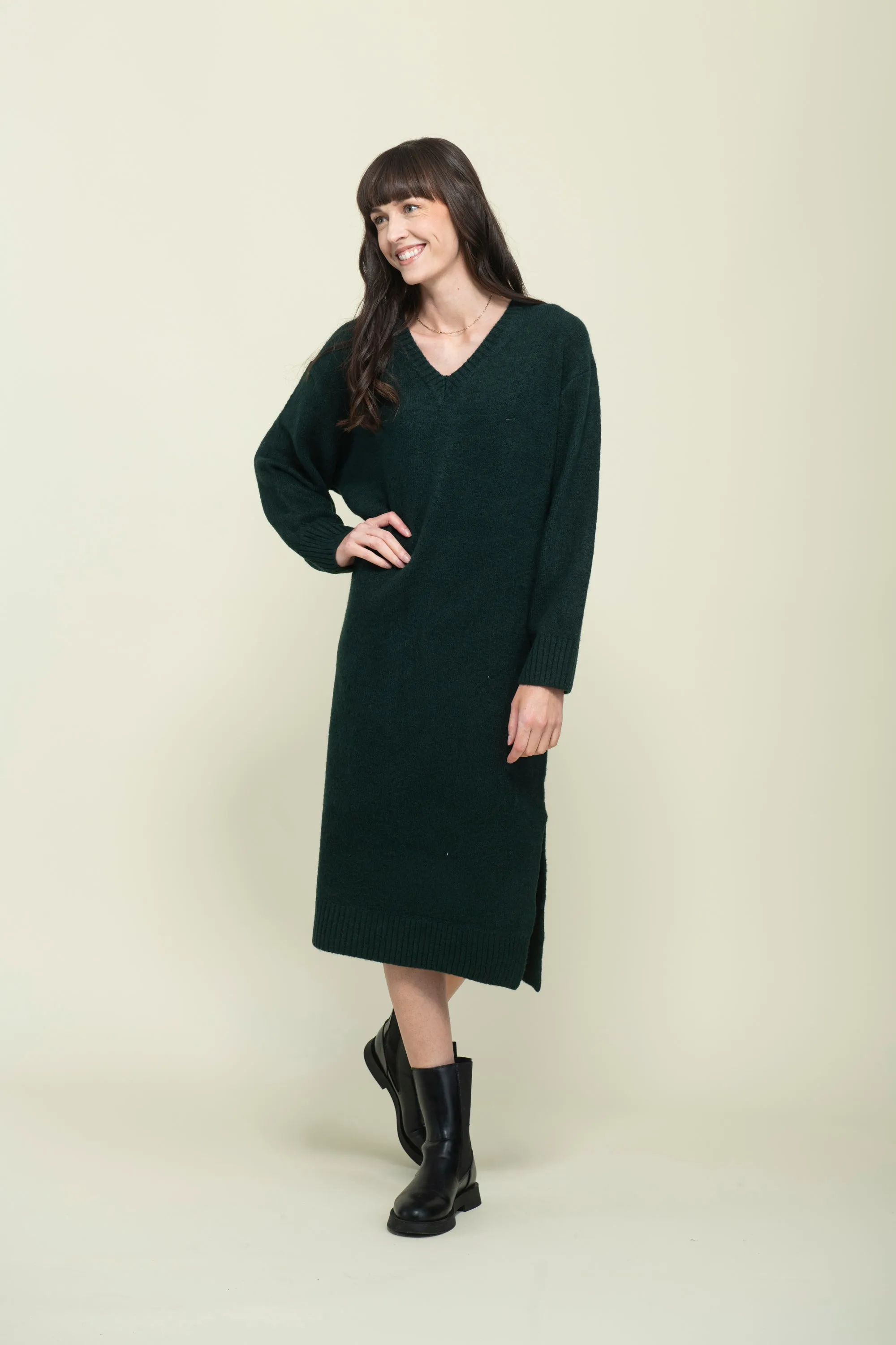 Sloane-Midi Sweater Dress