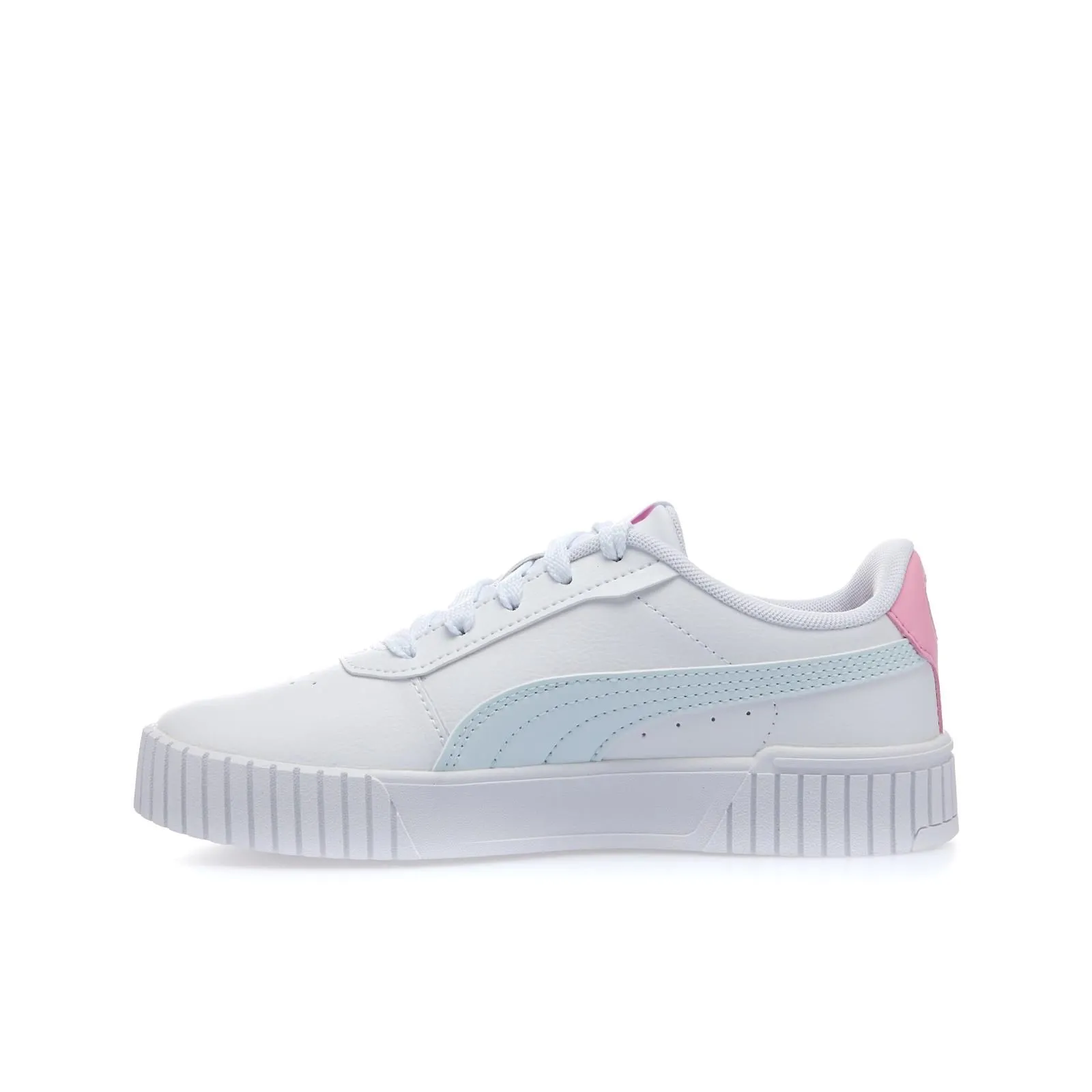 Sneakers tennis bianche da bambina Carina 2.0 in pelle