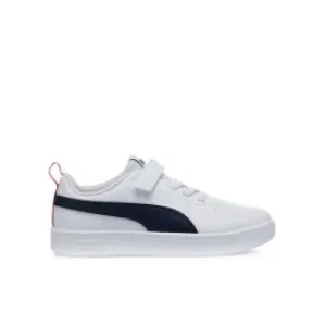 Sneakers tennis bianche da bambino Rickie in pelle