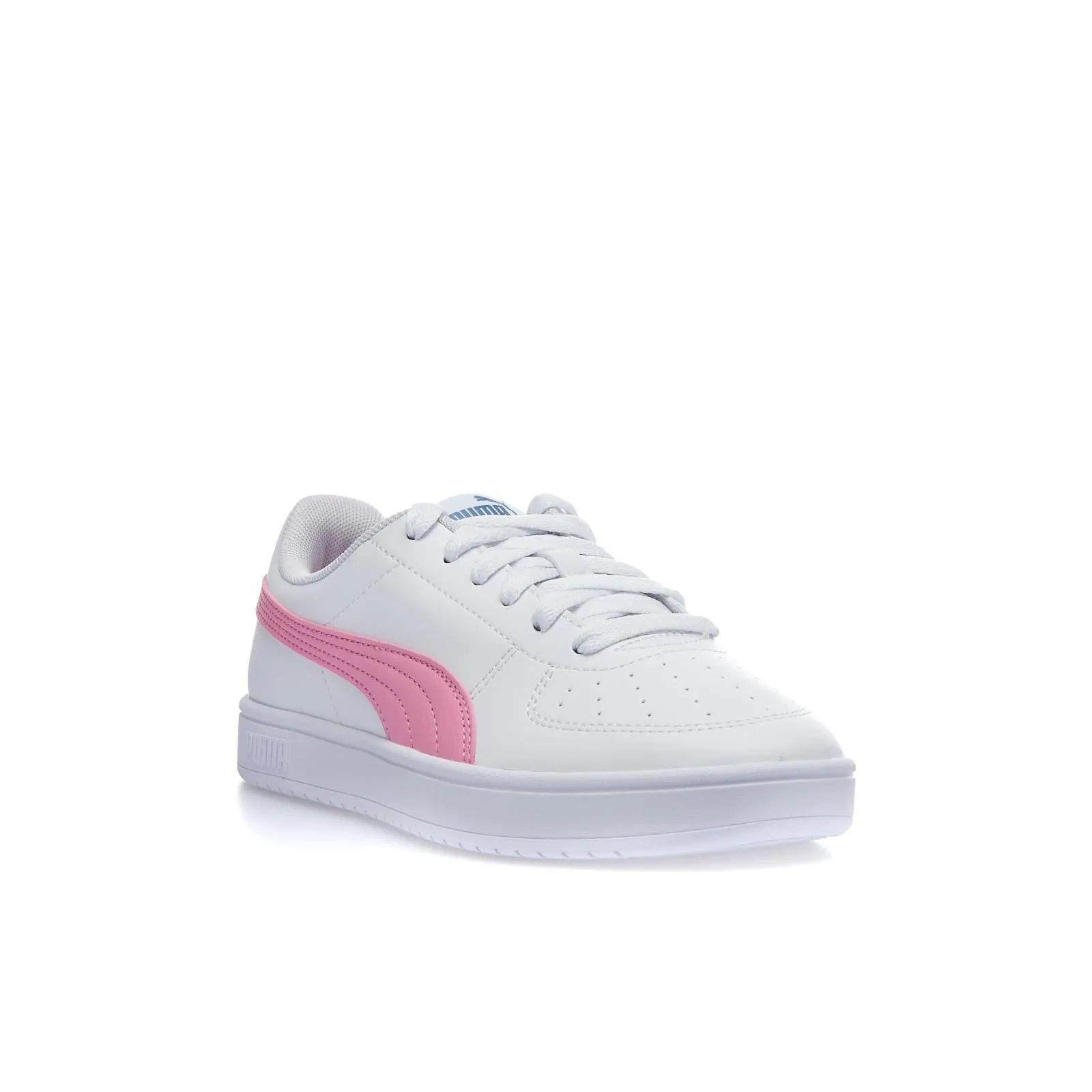 Sneakers tennis bianche da ragazza Rickie in pelle