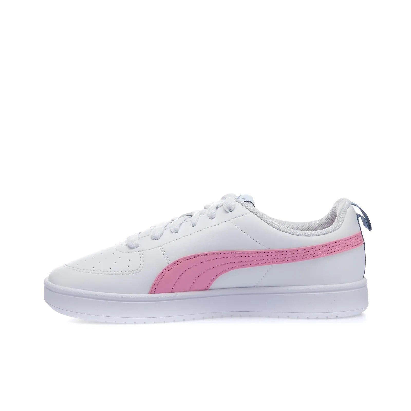 Sneakers tennis bianche da ragazza Rickie in pelle