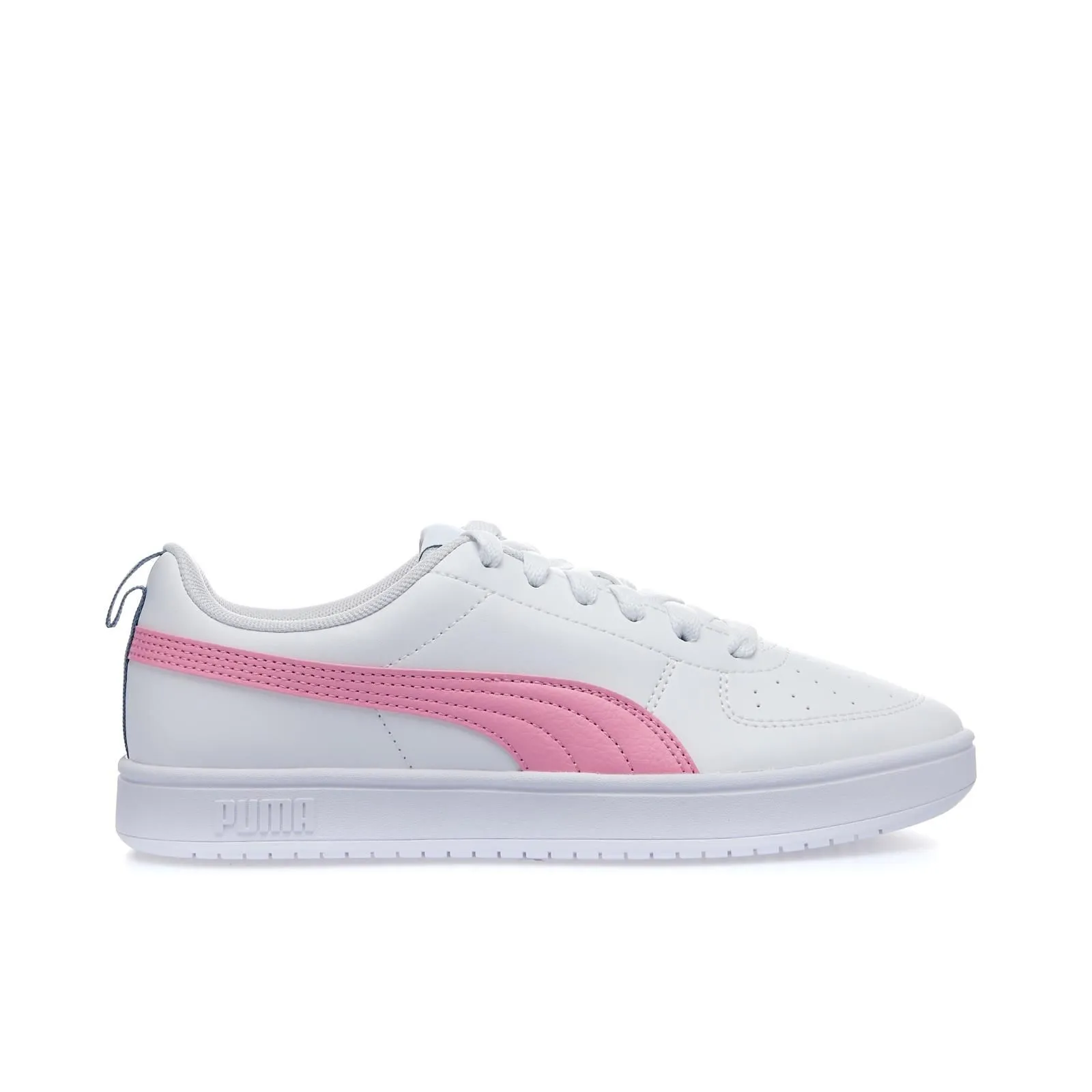 Sneakers tennis bianche da ragazza Rickie in pelle